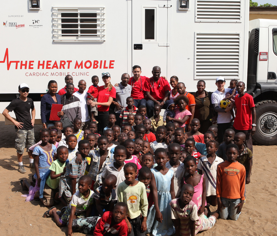 BUILDS A CLINIC ON WHEELS
